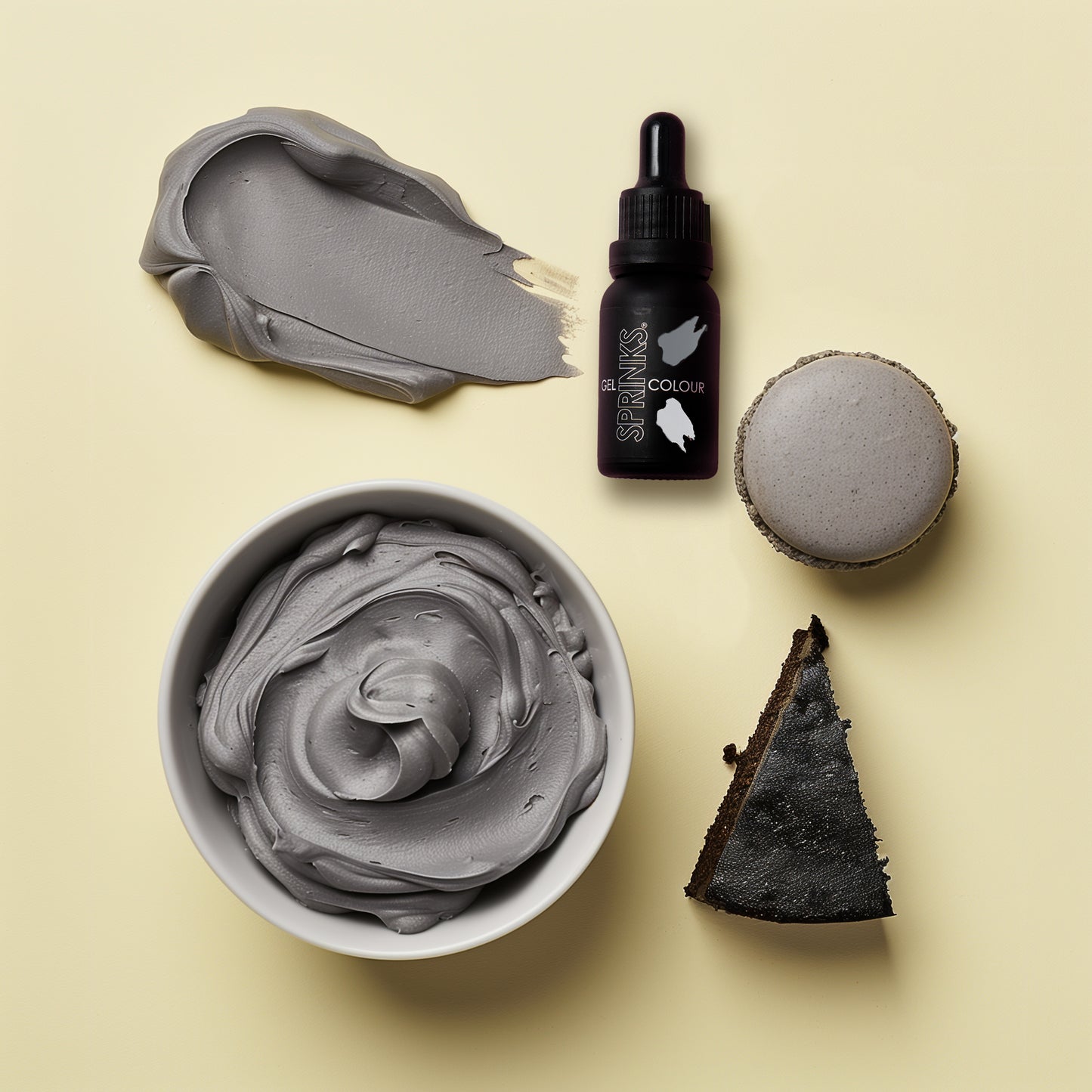 Sprinks CEMENT GREY Gel Colour (15ml)**