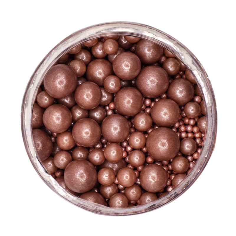 500g ROSE GOLD BUBBLE BUBBLE Sprinkles - by Sprinks