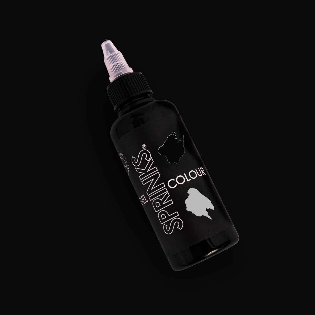 100ml Sprinks BLACK Gel Colour**