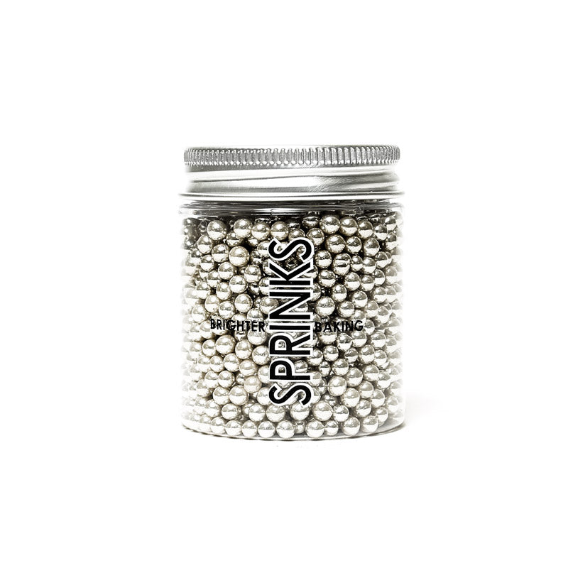 Cachous SILVER 4mm (85g) - by Sprinks