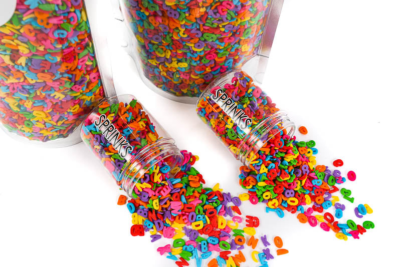 MIXED ALPHABET Sprinkles (55g) - by Sprinks