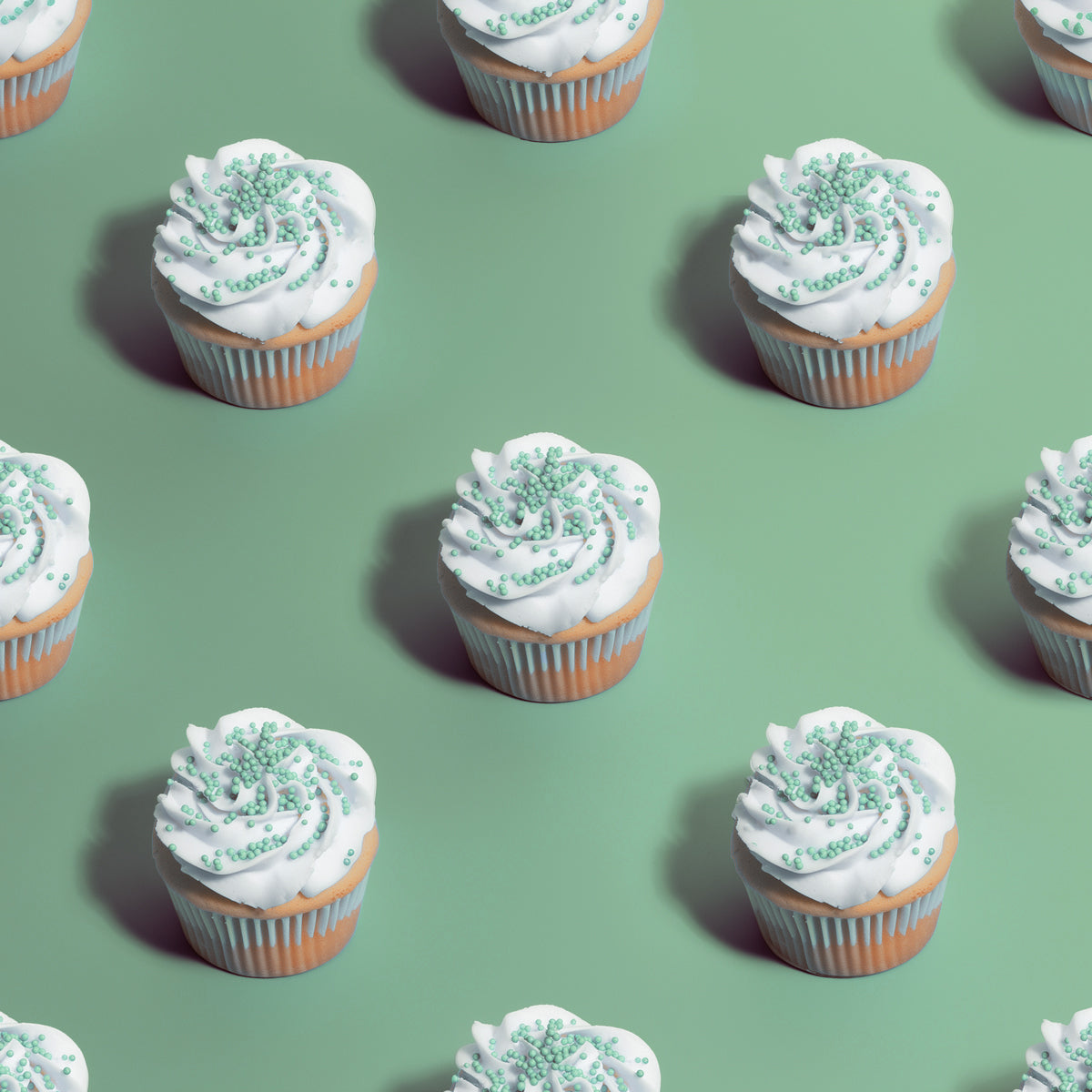 500g PASTEL GREEN Nonpareils - by Sprinks