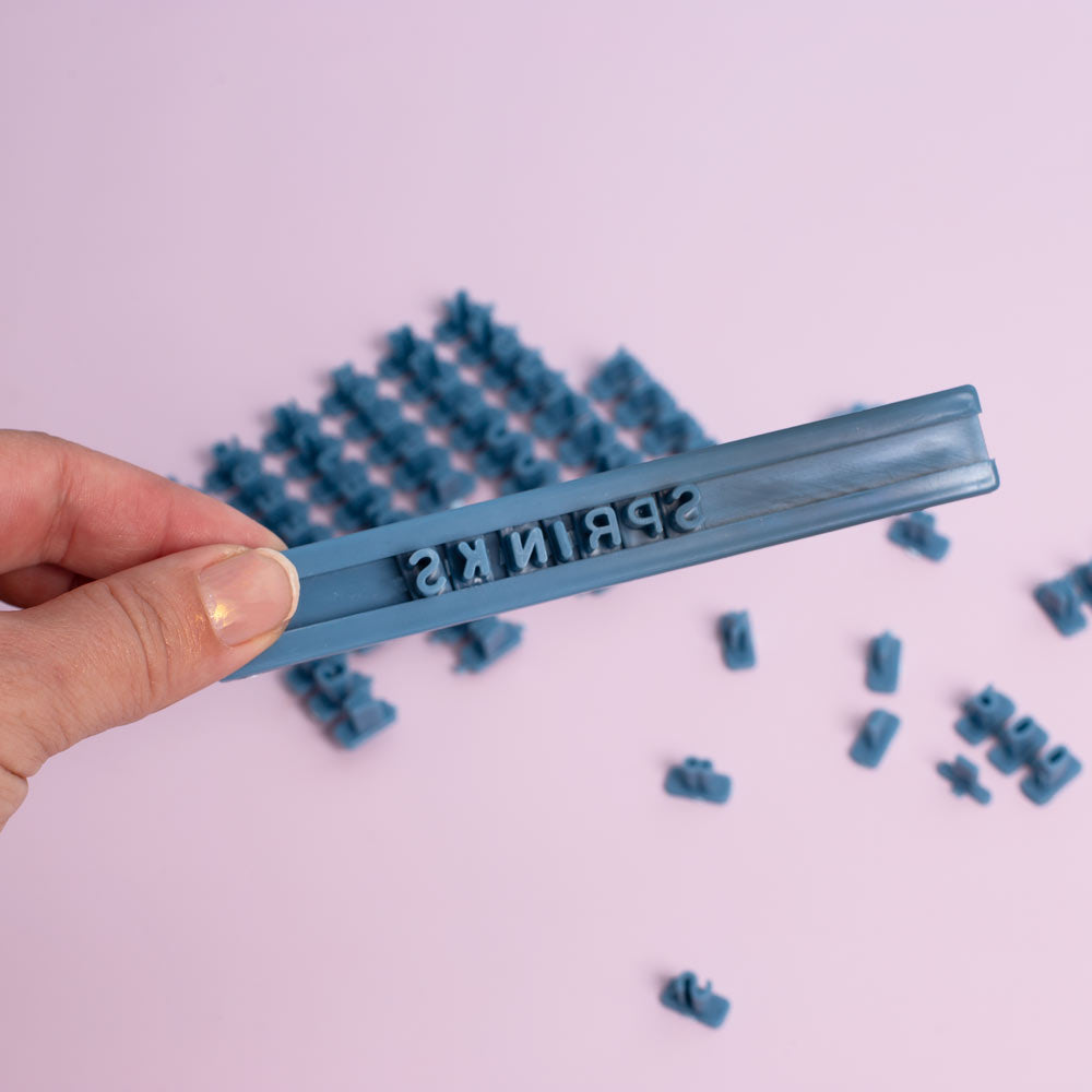 SPRINKS Mini Alphabet & Number Embosser Set