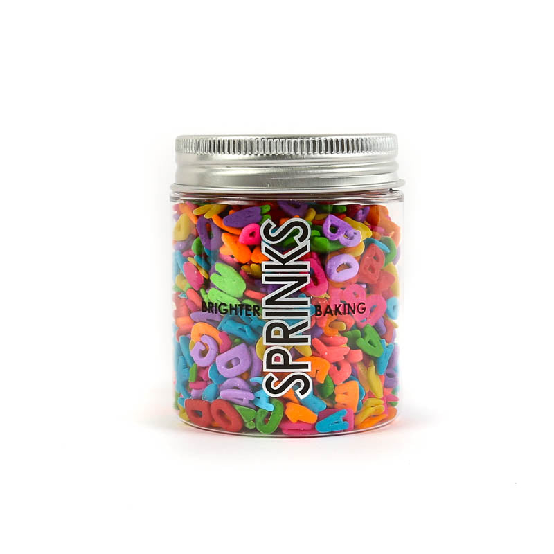 MIXED ALPHABET Sprinkles (55g) - by Sprinks