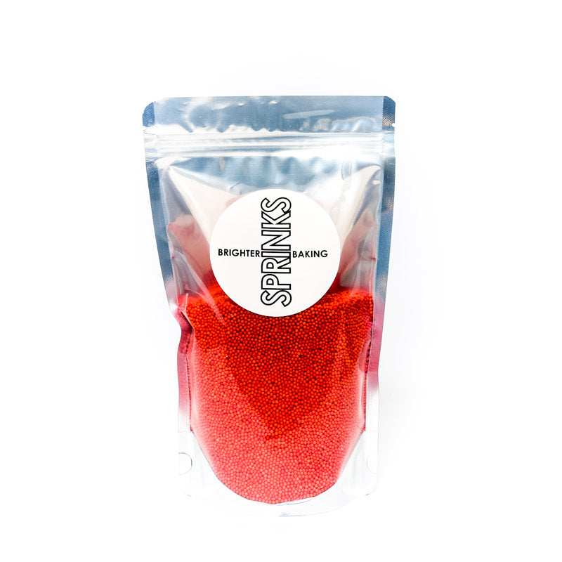 500g Nonpareils RED - by Sprinks