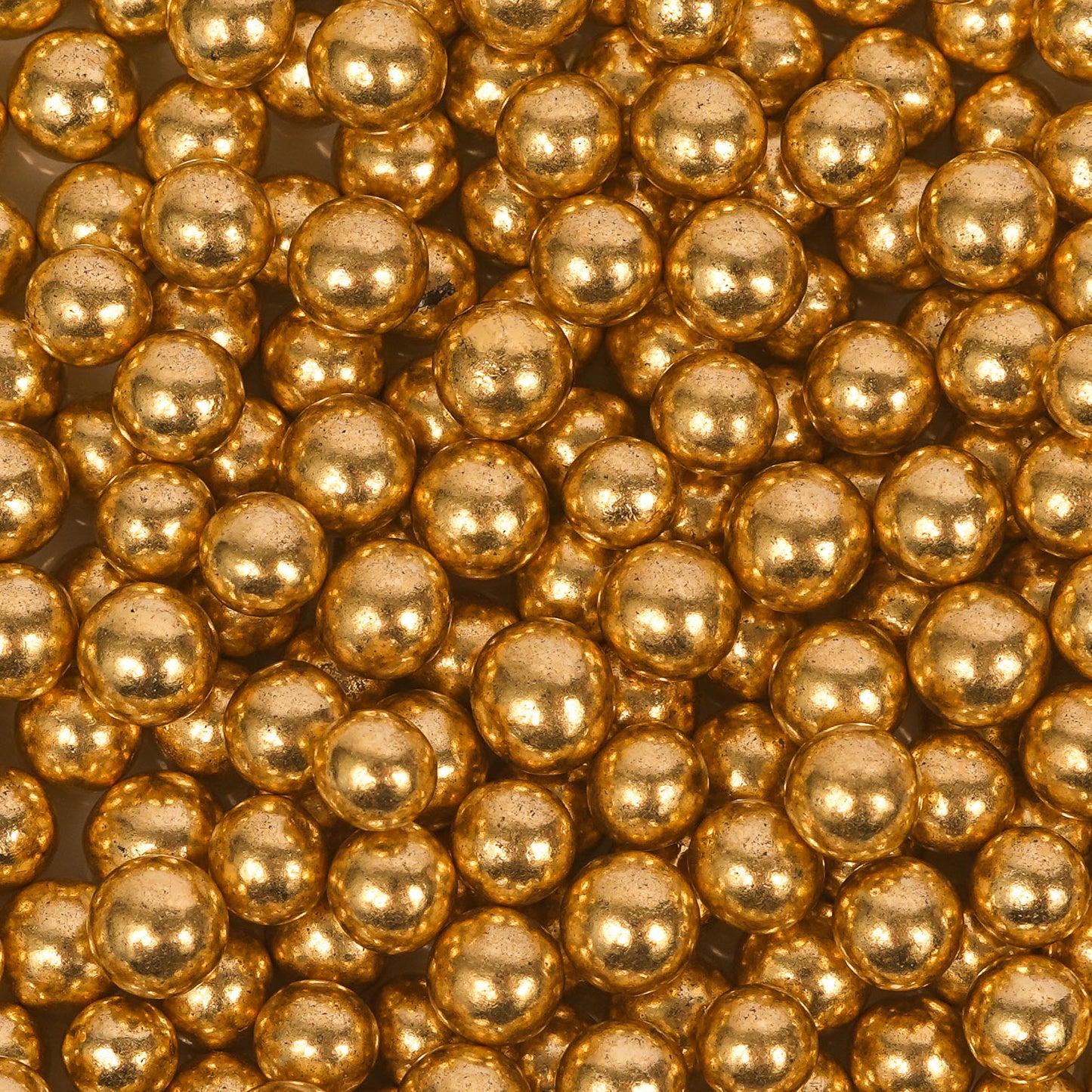 Sprinks Pro Series - 2kg Crunchy Shiny Gold 6mm Sprinkles