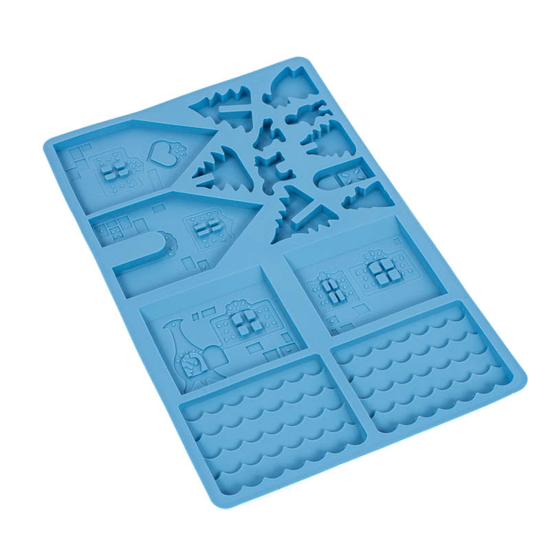 SPRINKS Silicone Mould - GINGERBREAD HOUSE