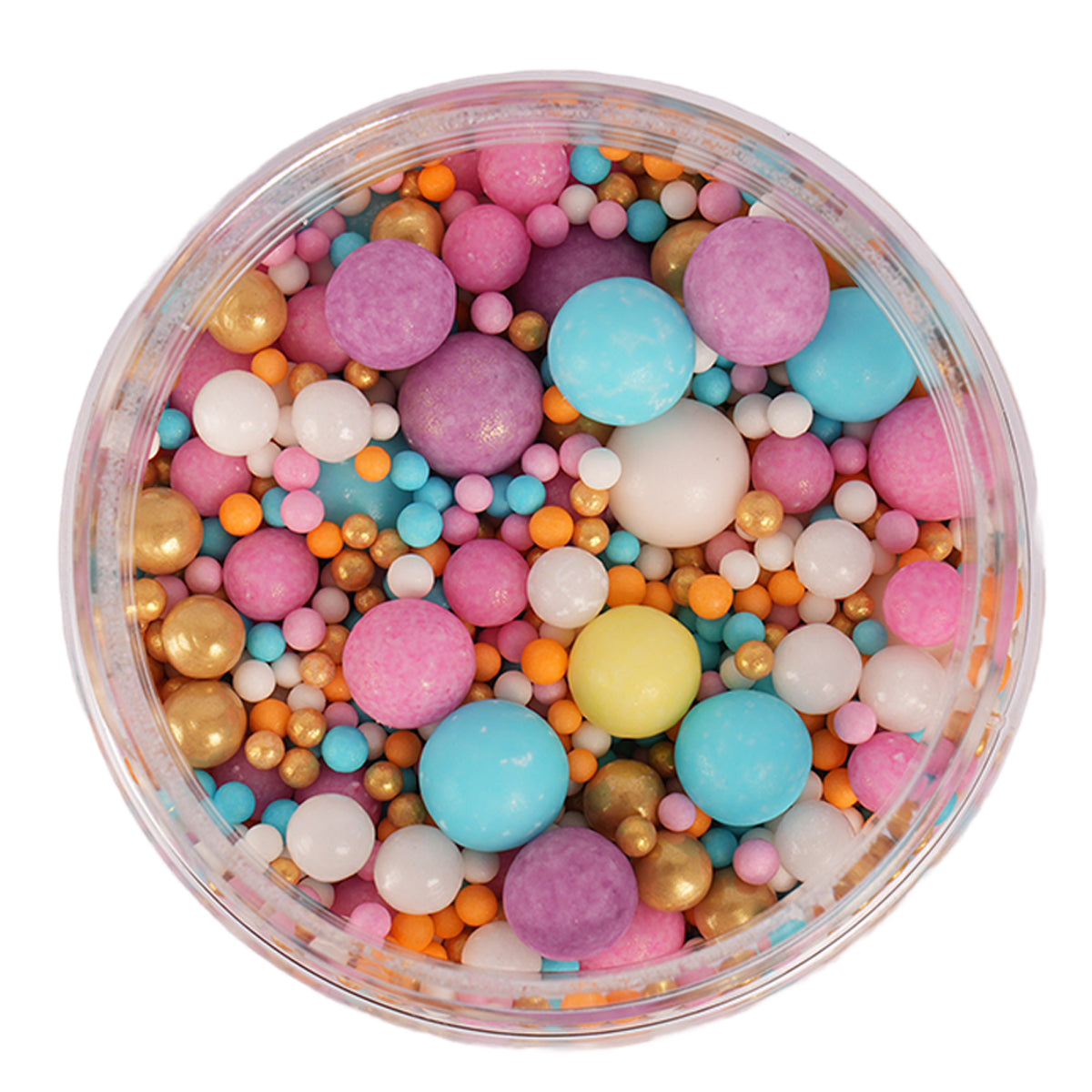 PASTEL & GOLD BUBBLE BUBBLE (75g) Sprinkles - by Sprinks