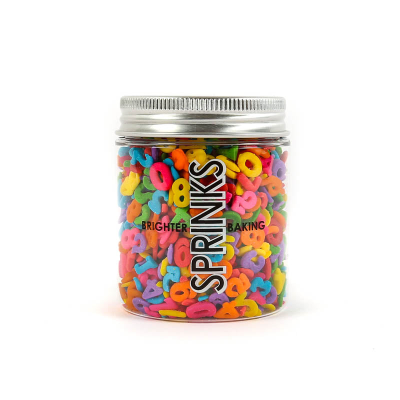 MIXED NUMBERS Sprinkles (55g) - by Sprinks