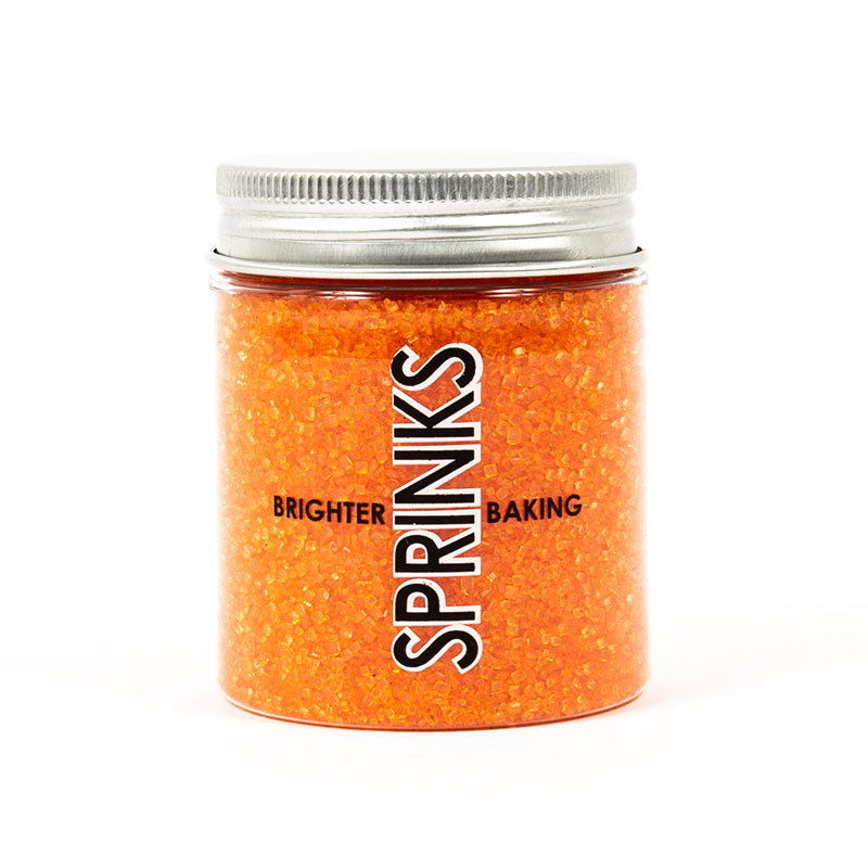 ORANGE Sanding Sugar (75g) - by Sprinks