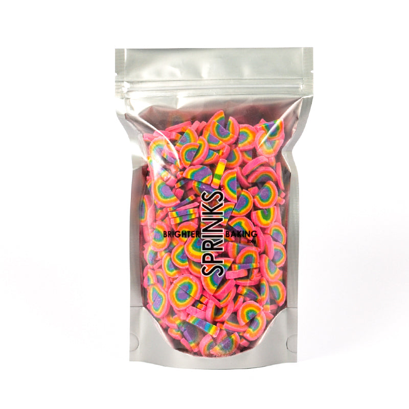 500g HUNDREDS OF RAINBOWS Toppers - by Sprinks