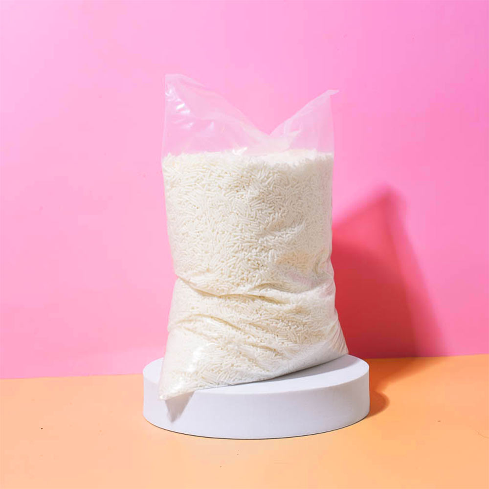 2kg BULK Jimmies 1mm WHITE - by Sprinks