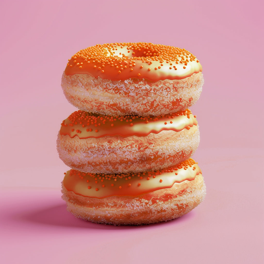 2kg BULK Nonpareils ORANGE - by Sprinks