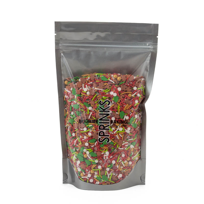 500g RUN RUN GINGERBREAD MAN Sprinkles - by Sprinks