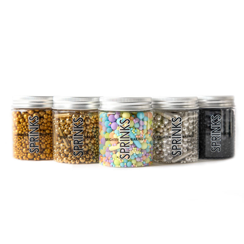 BUBBLE & BOUNCE BLACK (75g) Sprinkles - by Sprinks