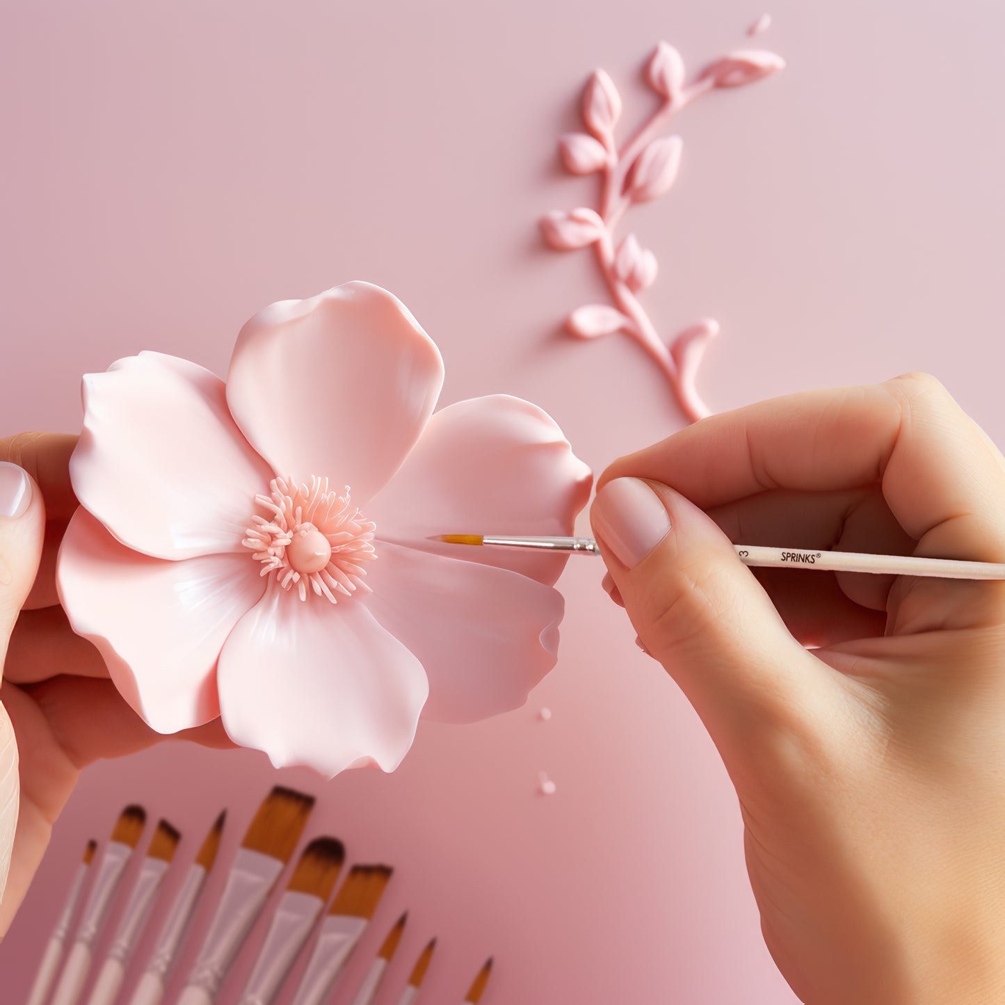 SPRINKS Sugarcraft Brush Set (10 pieces)