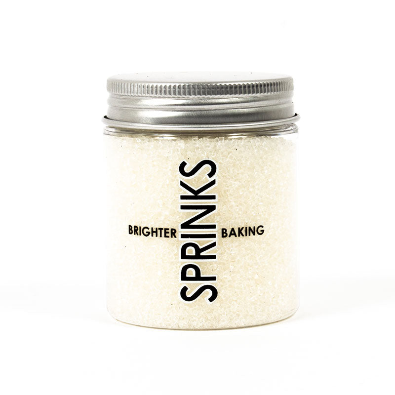 WHITE Sanding Sugar (80g) - by Sprinks