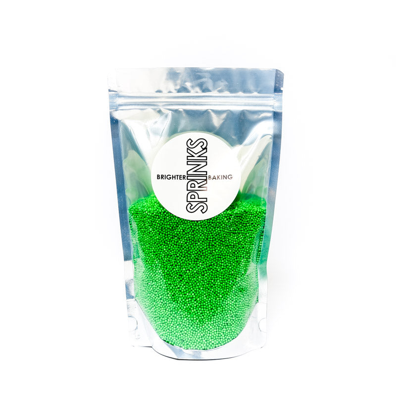 500g Nonpareils GREEN - by Sprinks