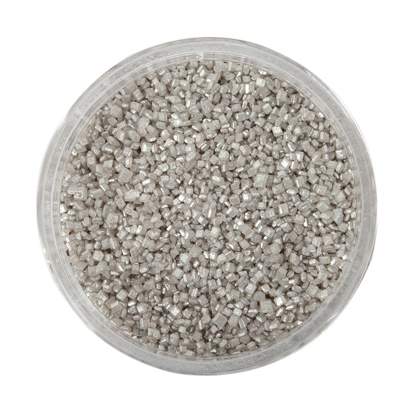 500g SILVER Sanding Sugar - by Sprinks