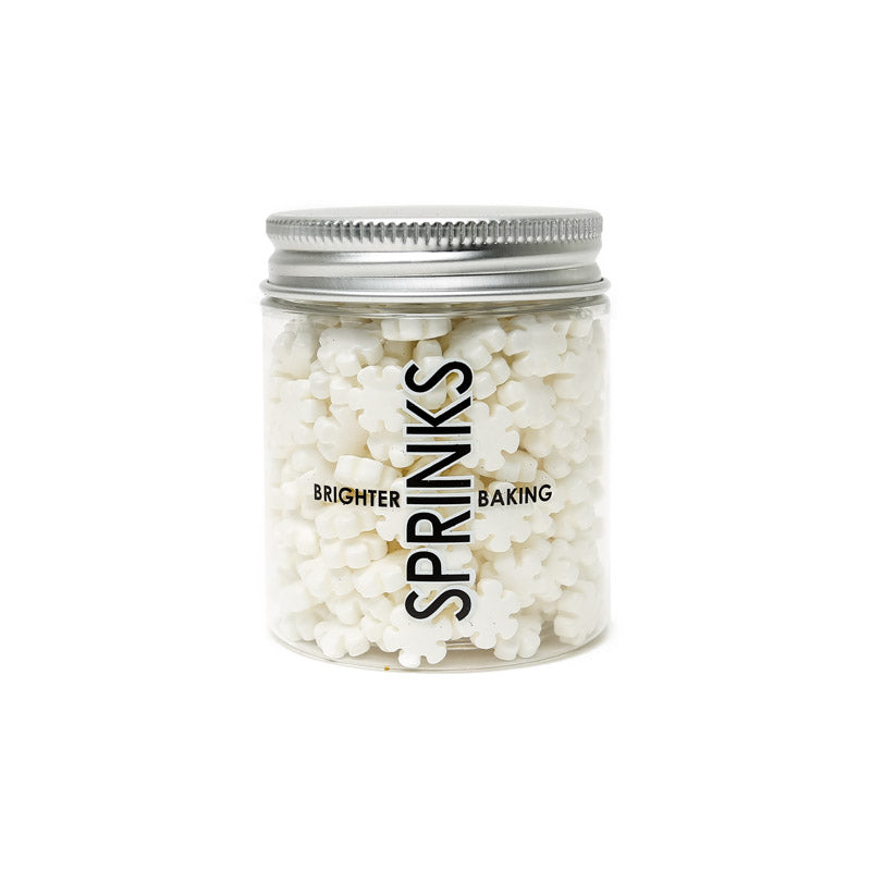 WHITE Snowflakes (60g) - by Sprinks