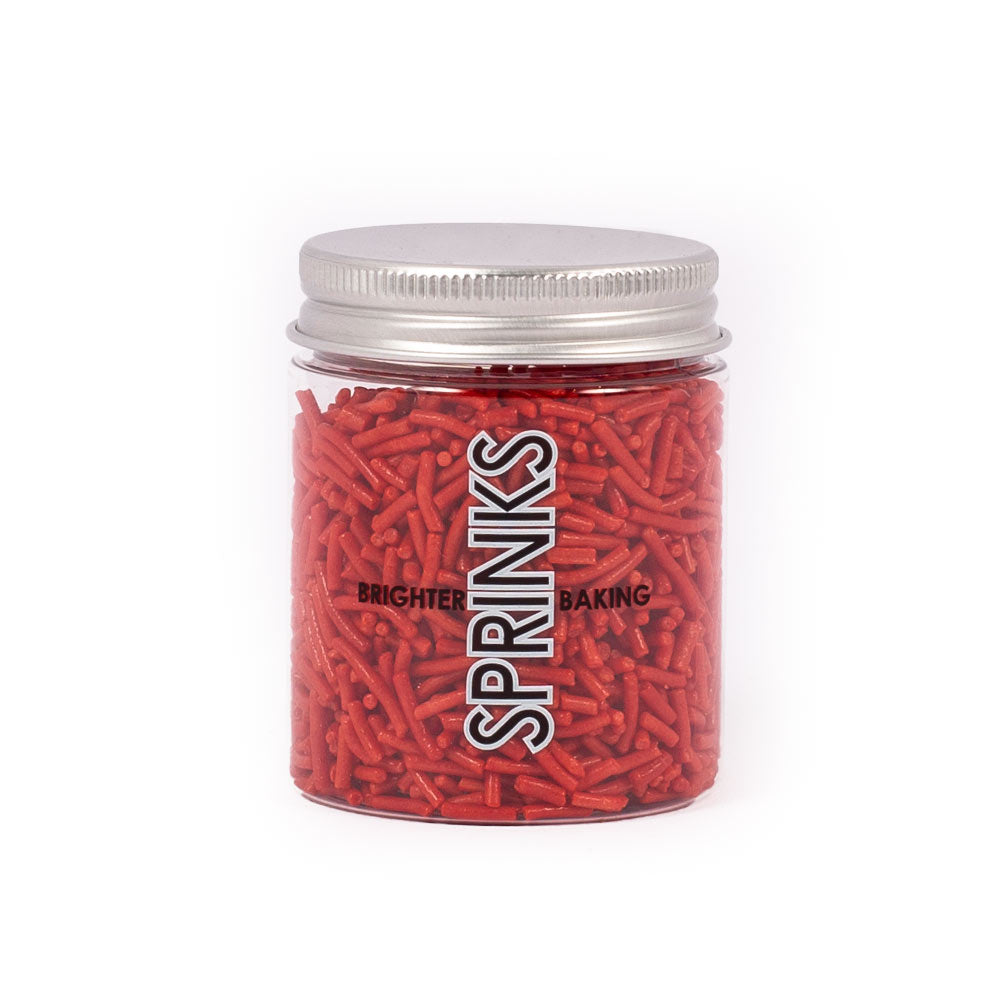 Jimmies 1mm RED (60g) - by Sprinks
