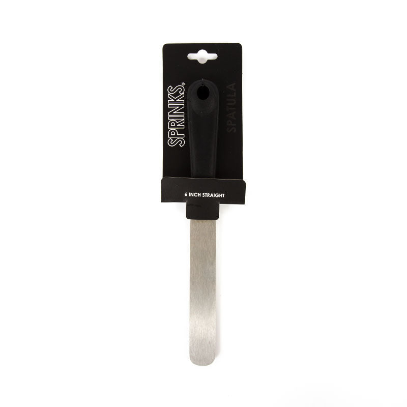SPRINKS Stainless Steel STRAIGHT Spatula - 6" / 15cm