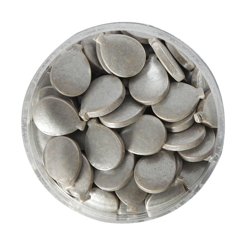 500g SILVER Balloons - by Sprinks