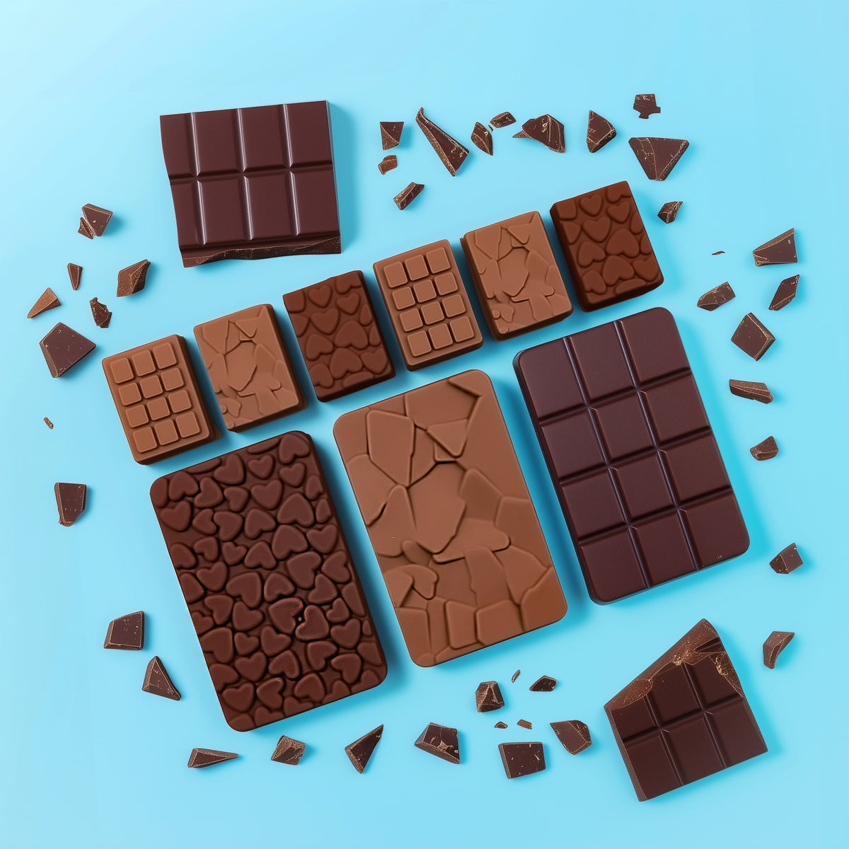 SPRINKS Silicone Mould - MINI & MEDIUM FUN CHOC BAR