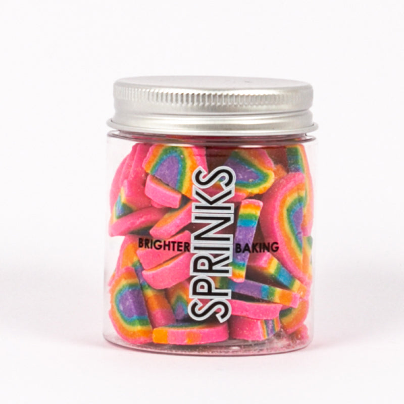 HUNDREDS OF RAINBOWS (55g) Toppers - by Sprinks