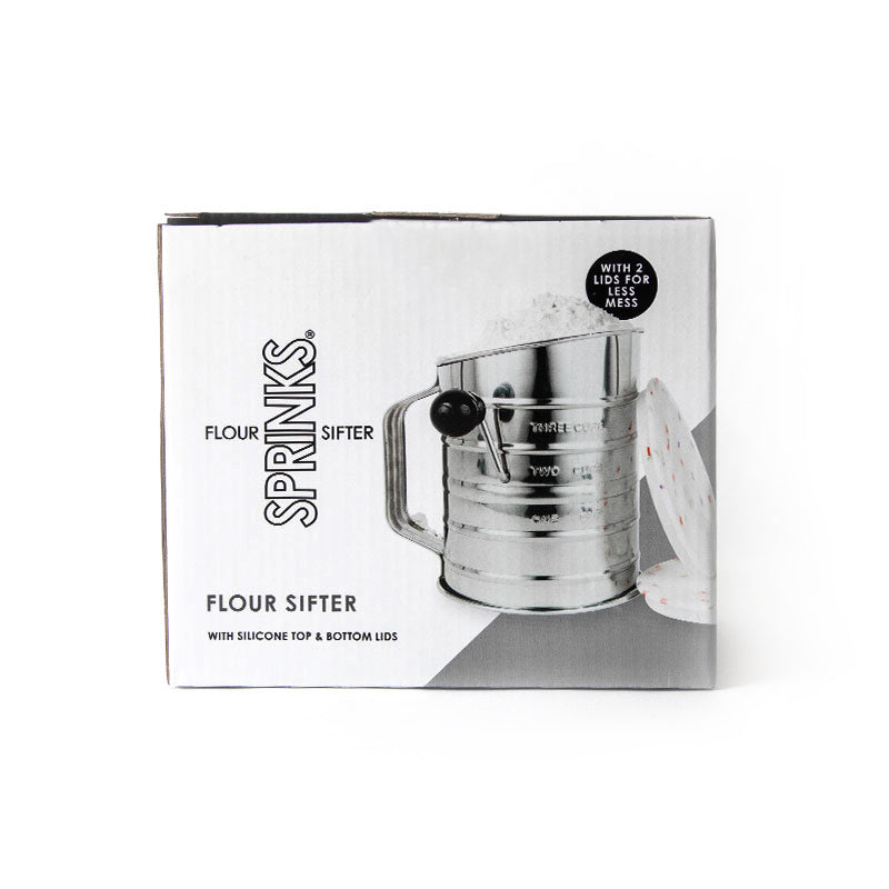SPRINKS Flour Sifter (with 2 Silicone Lids)