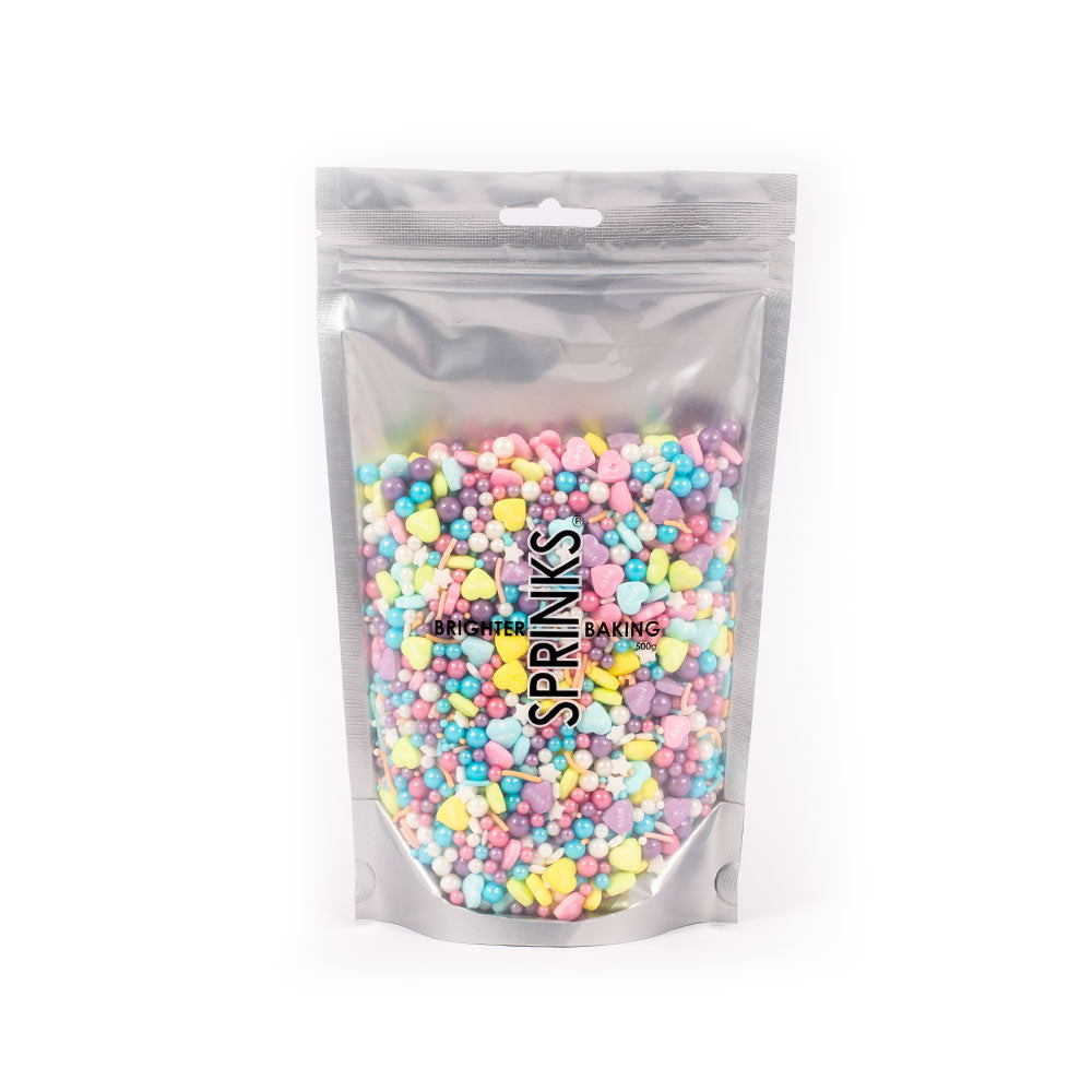 500g SWEETIE HEARTS KISS & LOVE Blend Sprinkles - by Sprinks