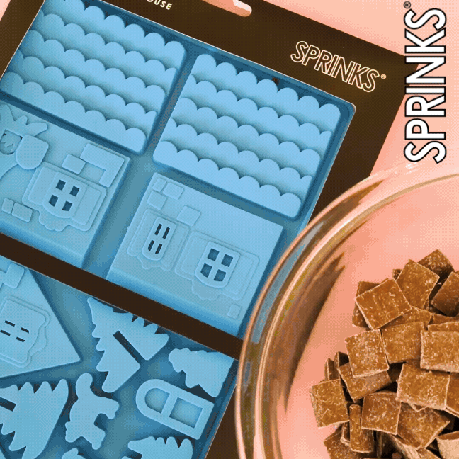 SPRINKS Silicone Mould - GINGERBREAD HOUSE