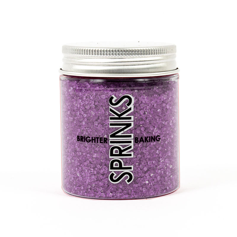 FUCHSIA Purple Sanding Sugar (80g) - by Sprinks