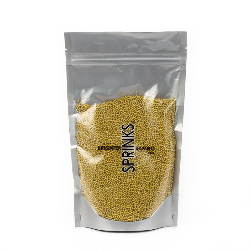 500g Cachous GOLD 2mm - by Sprinks