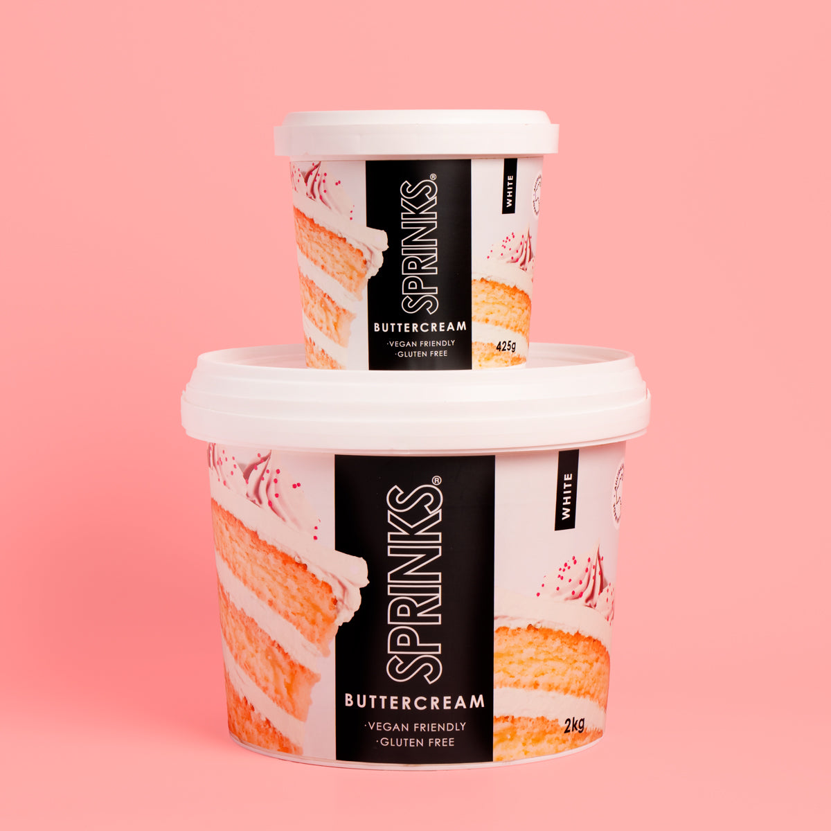Sprinks WHITE Buttercream (425g)**