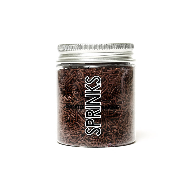 Jimmies 1mm CHOCOLATE (60g) - by Sprinks