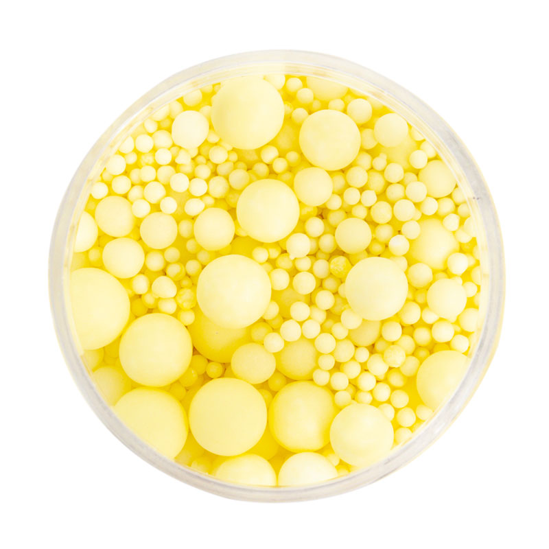 500g PASTEL LEMON BUBBLE BUBBLE Sprinkles - by Sprinks