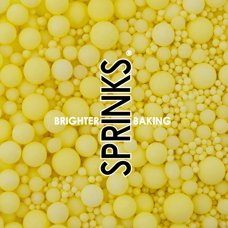 PASTEL LEMON BUBBLE BUBBLE (65g) Sprinkles - by Sprinks