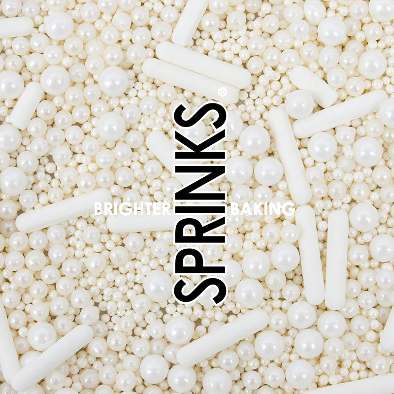Sprinks Pro Series - White Bubble & Bounce Sprinkles 2kg
