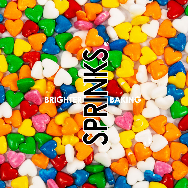 RAINBOW HEARTS (80g) - by Sprinks