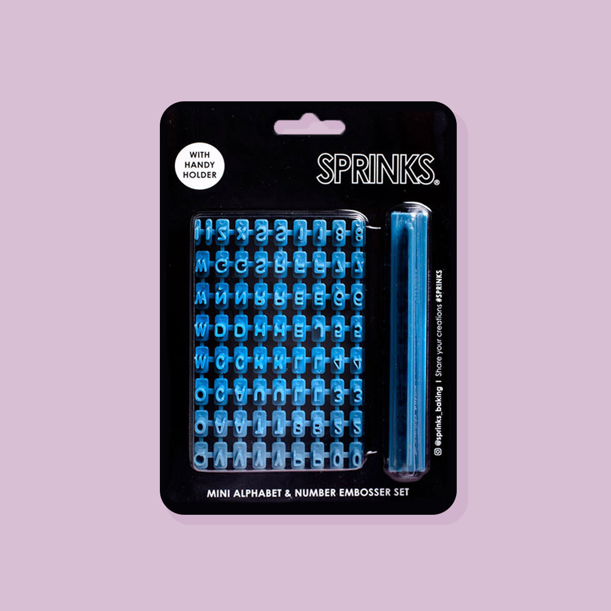 SPRINKS Mini Alphabet & Number Embosser Set