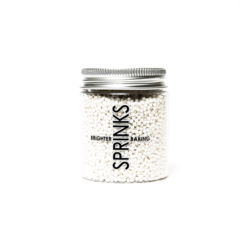 Nonpareils WHITE (75g) - by Sprinks