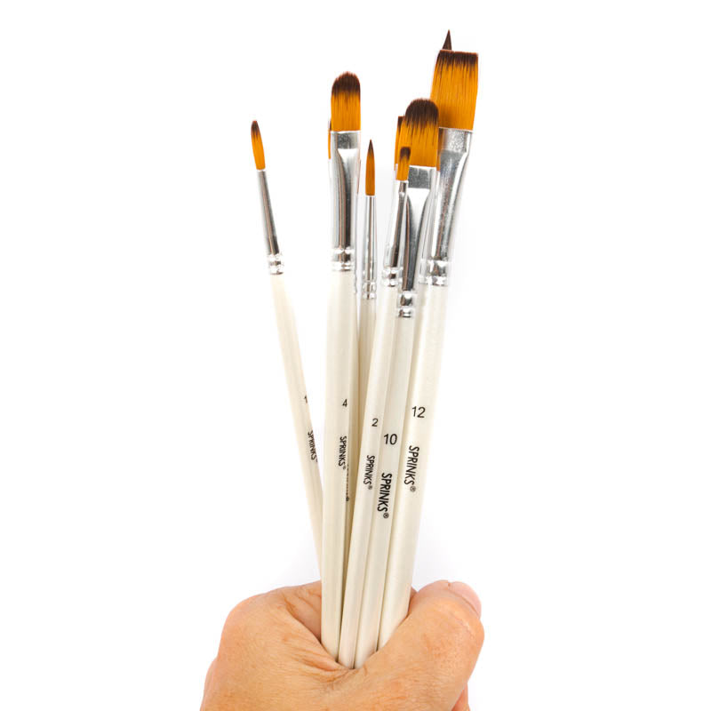 SPRINKS Sugarcraft Brush Set (10 pieces)