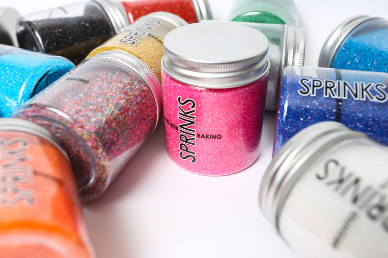RED Sanding Sugar (75g) - by Sprinks