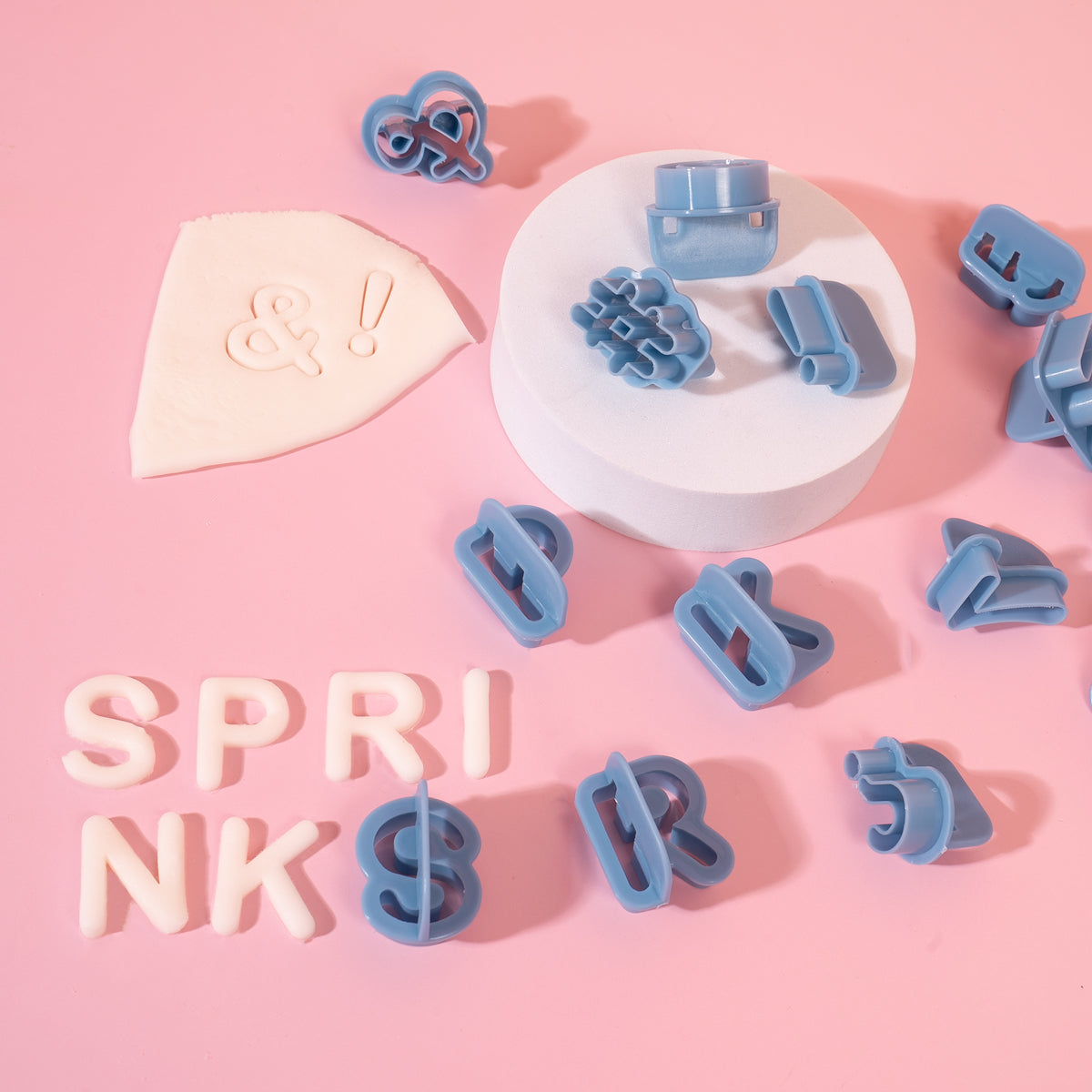 ALPHABET & NUMBER Cutter Set (40 Pieces) - by Sprinks