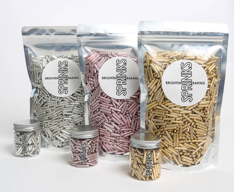 500g SILVER Rods - by Sprinks