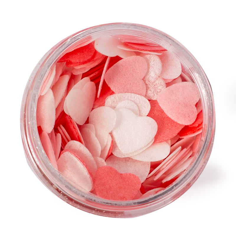 SMALL HEARTS VALENTINE Wafer Decorations (9g) - by Sprinks
