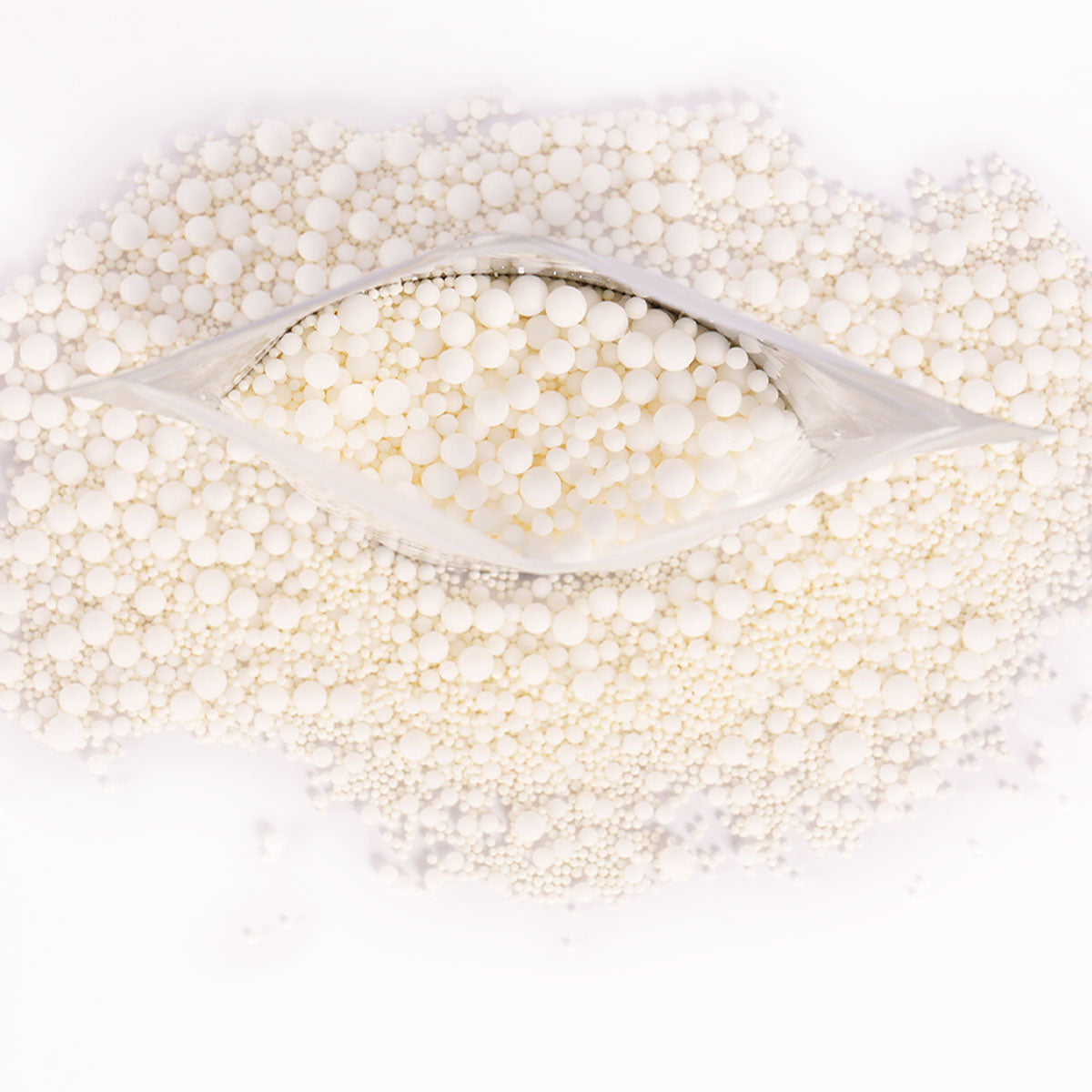 500g WHITE BUBBLE BUBBLE Sprinkles - by Sprinks
