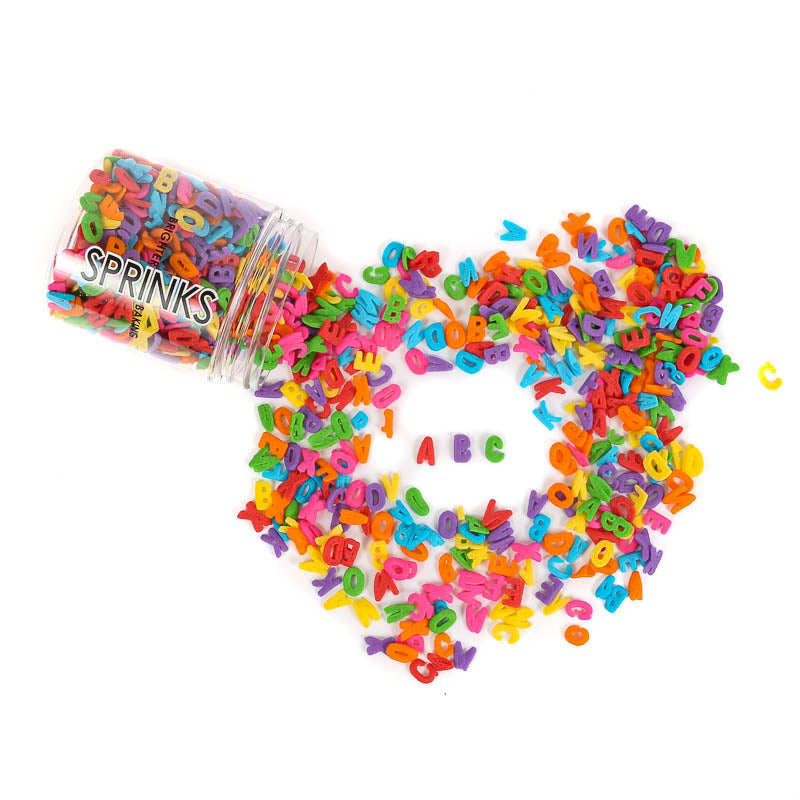 MIXED ALPHABET Sprinkles (55g) - by Sprinks