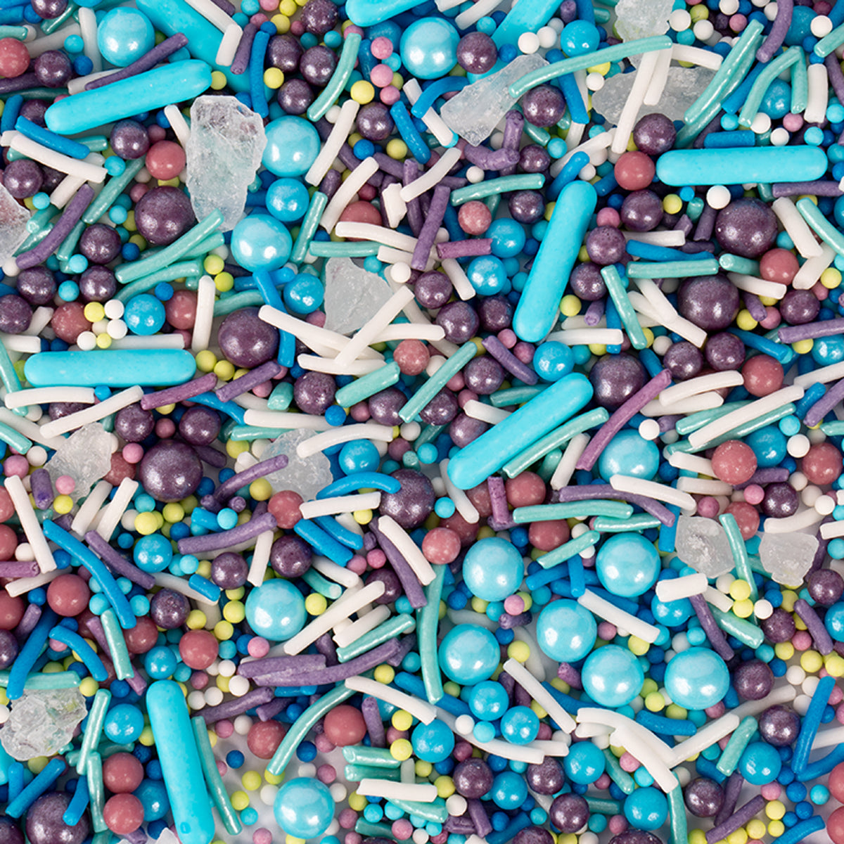 500g ROCK n ROLL WHITE Sprinkles - by Sprinks